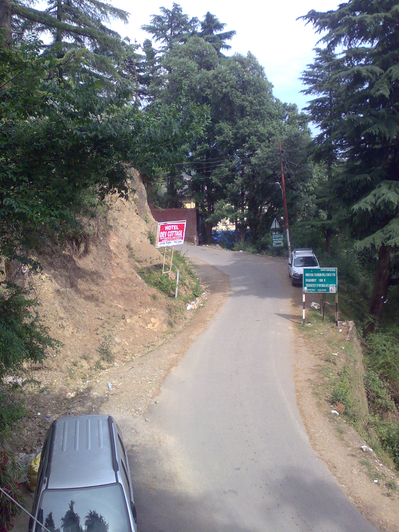 The winding roads, Macleodgang, Himachal Pradesh, India